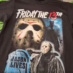 FRIDAY THE 13th SMALL MENS/UNISEX GRAPHIC TEE SUPER SOFT MATERIAL BLACK NWOT